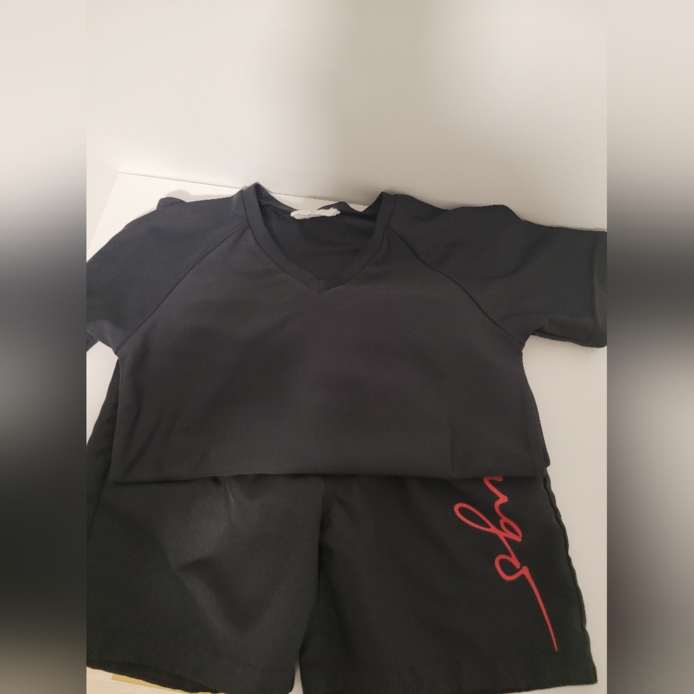 2 Pc Black Swimset